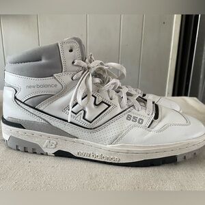 New Balance 650R Mid White Cloud Gray BB650RWC Men's Sz 11